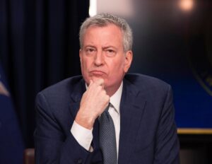 NYC’s De Blasio Accused of Firing White NYPD Brass for Black Replacements